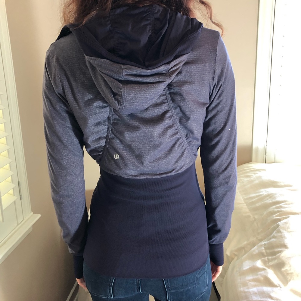 Lululemon Reversible Blue Purple Fall Jacket Coat - Picture 4 of 5